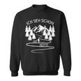 Ich Seh Schon Die Hütte Hikern Bergsteiger Mountain Sweatshirt