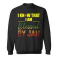 Ich Weiß Ich Bin Gesegneton Jah Rasta Sweatshirt