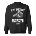 Ich Werde Papa 2024 Ich Werde Baldater Sweatshirt