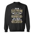 I'm An Electrician Not A Magician Lineman Vintage Sweatshirt