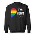 I'm Hers Shes Mine Lesbian Couples Matching Lgbt Pride Flag Sweatshirt