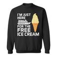I'm Just Here For The Free Ice Cream Cruise 2024 Sweatshirt