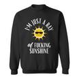 I'm Just A Ray Of Fucking Sunshine Sarcastic Sweatshirt