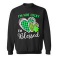 I'm Not Lucky I'm Blessed St Patrick's Day Christian Sweatshirt