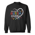 I'm A Proud Cousin Love Heart Autism Awareness Puzzle Sweatshirt