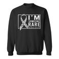 I'm Someone Rare Disease Awareness Day 2024 Zebra Ribbon Sweatshirt