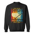 Indiana Vintage Path Of Totality Solar Eclipse April 8 2024 Sweatshirt