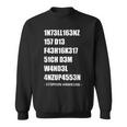 Intelligenz 1337 Leet Stephen William Hawking Quote Sweatshirt