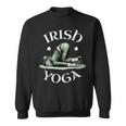 Irish Yoga Festive Green St Paddy's Day Humor Sweatshirt