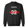 Isparta-Themen Sweatshirt, Nummer 32 Design, Schwarz