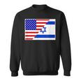 Israel And America Friendship Countries Flag Outfit Sweatshirt