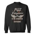 Italienischer Papa Falegnameatertag Geschenk Italiener Sweatshirt