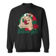 Italienisches Mädchen Retro-Sweatshirt, Stolzes Design im Vintage-Stil