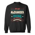 Its An Alexander Thing Last Name Matching Family Family Name Sweatshirt