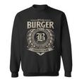 It's A Burger Thing You Wouldn't Understand Name Vintage Sweatshirt