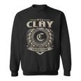 It's A Clay Thing You Wouldn't Understand Name Vintage Sweatshirt