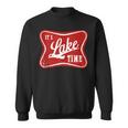 It's Lake Time Cool Hiking Camping Boating Outdoor Sweatshirt