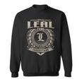 It's A Leal Thing You Wouldn't Understand Name Vintage Sweatshirt