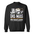 Ja Das Muss So Laut Drumkit Drum Sweatshirt