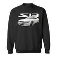 Jdm Car S13 240 180 Drift Coupé Super White Sweatshirt