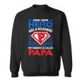 Jeder Superheld Hat Einen Spitznamen Mein Favorit Ist Papa Kapuzenjacke Sweatshirt