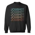 Journey Name Personalized Vintage Retro Birthday Women Sweatshirt