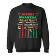 Joyous Kwanza Habari Gani African American Cultural Festival Sweatshirt