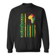 Junenth Flag Black Freedom 1865 Sweatshirt