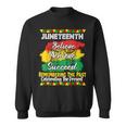 Junenth Is My Independence Day Black Pride Sweatshirt