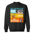 Just A Boy Who Loves Anime Ramen And Sketching Japan Anime Sweatshirt