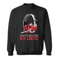 Kann Dich Nicht Hören Ich Zocke Gamer Headset Gamer Sweatshirt