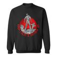 Keep Calm & Zombie On Dead Walking Graveyard Fullmoon Spooky Sweatshirt