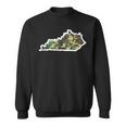 Kentucky Home Hunting Camo Map Sweatshirt