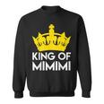 King Of Mimimi Statement Ironie Slogan Sweatshirt