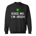 Kiss Me I'm Irish Saint Patrick Day Women Sweatshirt