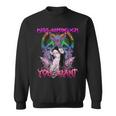 Kiss Whoever You Want I Satanic Lgbt Baphomet I Gay Pride Sweatshirt