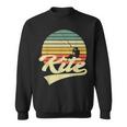 Kite Kiten Kiteboarding Kitesurfing Surf Vintage Retro Sweatshirt