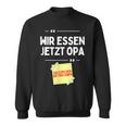 Komm Wir Essen Opa Punctuation Mark Comma Sayings Sweatshirt