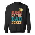 König Desaters Witze Papa Wortspiele Krone Happy Sweatshirt