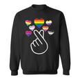 Kpop Gay Pride Lgbt Trans Pan Bisexual Ace Nonbinary Lesbian Sweatshirt