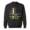 Latif Sweatshirt mit Goldenem Ornament-Design, Personalisiert