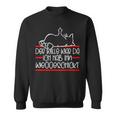 Lazy Cat Saying Der Wille War Da Cat S Sweatshirt