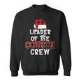 Leader Of The Cousin Crew Pajamas Xmas Buffalo Plaid Sweatshirt