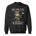 Lebe Liebe Lache Wenn Das Nicht Hilft Lade Ziele Saying Sweatshirt