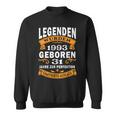 Legenden 1993 Geboren Geschenk Jahrgang 31 Geburtstag Sweatshirt