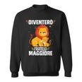 Leone Ich Bin Ein Großer Bruder Iventerò Fratello Maggiore Sweatshirt