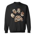 Leopard Cheetah Paw Print Sweatshirt