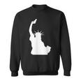 Let Freedom Ring Statue Of Liberty Picture Holding Gun Sweatshirt