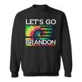 Let's Go Brandon Conservative Anti Liberal Us Tie Dye Flag Sweatshirt