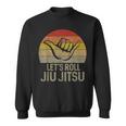 Let's Roll Jiu Jitsu Hand Brazilian Bjj Martial Arts Sweatshirt
